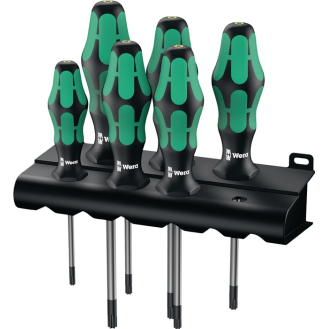 Schraubendrehersz 367/6 TORX BO 6-tlg.TORX m.Bohr.2K-Griff Rundkl.-Beschreibung lesen