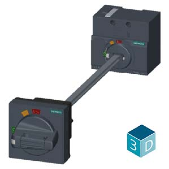 Siemens 3VA1 160A Fronttürschloss Drehbefehl für Leistungsschalter mit IP65-Schutz-Beschreibung lesen