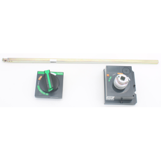 Drehantrieb mit Türkupplung für ComPacT NSX 100/160/250, schwarzer Griff, Achsenlänge 185 bis 600 mm, IP55-Beschreibung lesen