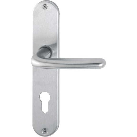 Langschildgarnitur Cardiff E1850Z/302 VA F69 PZ 72mm DIN L/R-Beschreibung lesen