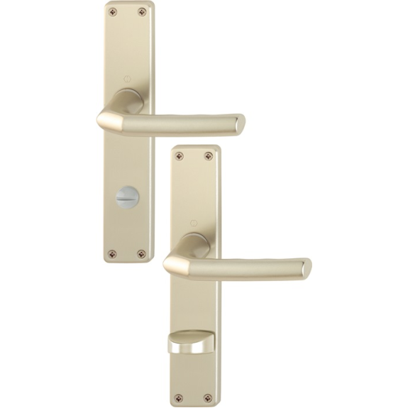 Langschildgarnitur Birm.1117/202SP Alu.F2 SK/OL 78mm DIN L/R-Beschreibung lesen