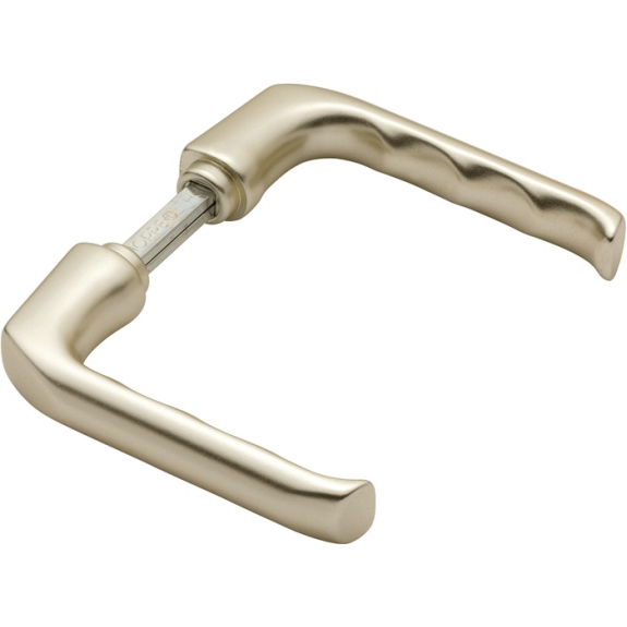 Türdrückerpaar London 113 Alu.F2 o.Rosetten 4-KT.8mm-Beschreibung lesen