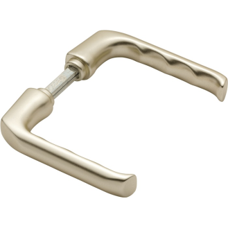 Türdrückerpaar London 113 Alu.F2 o.Rosetten 4-KT.8mm-Beschreibung lesen