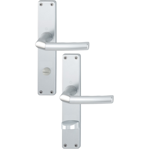 Langschildgarnitur Birm.1117/202SP Alu.F1 SK/OL 78mm DIN L/R-Beschreibung lesen