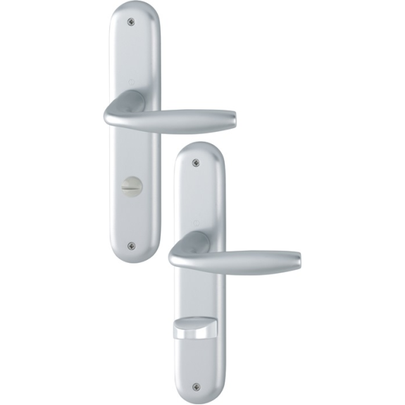 Langschildgarnitur NY 1810/273P Alu.F1 SK/OL 78mm DIN L/R Langschildgarnitur NY 1810/273P Alu.F1 SK/OL 78mm DIN L/R-Beschreibung lesen