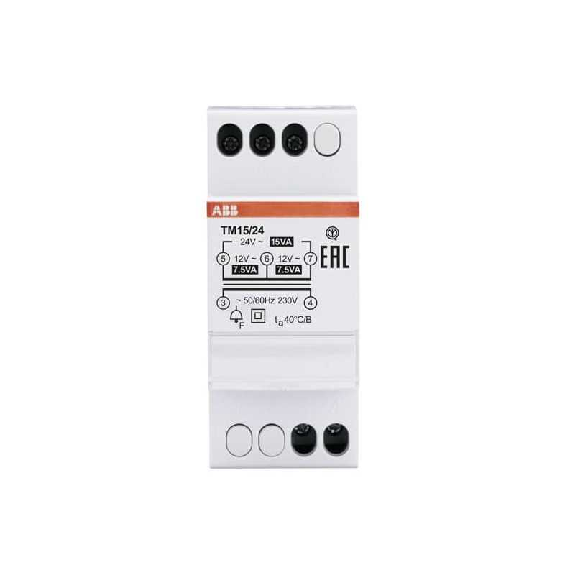 Trasformatore per campanelli alimentato a 15 V A 2 moduli  1524-Leggi tutto