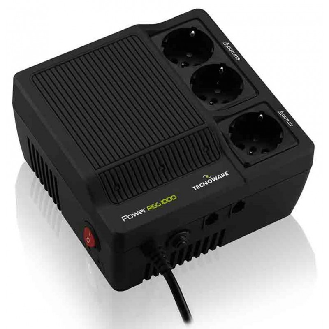 Stabilizzatore elettronico 1000VA 800W 230V AC 3 Schuko RJ11 Power Reg FSTELPRE1000M-Leggi tutto