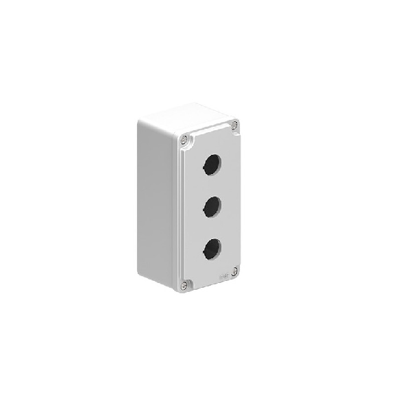 Conteneur pour 3 opérateurs et indicateurs gris LPZM3A8-Beschreibung lesen