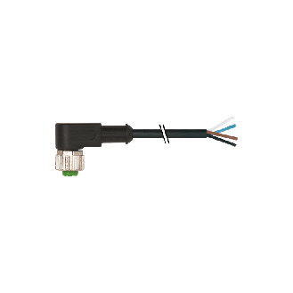 Connettore M12 4 poli femmina 4x0.34mmq curva 90 gradi  7000123416140500-Leggi tutto