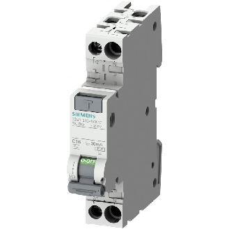 Magnetotermico differenziale C16 Tipo AC 30mA 6kV  5SV13161KK16-Leggi tutto