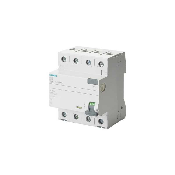 Interrupteur différentiel pur 4P 40A 0,03 5SV43440-Beschreibung lesen