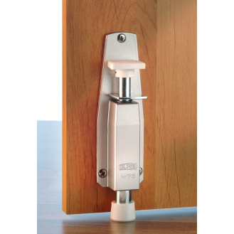 Türfeststeller TF 2 SB LM silberf.elox.Hubh.30mm Türmontage-Beschreibung lesen