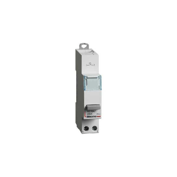 Pulsante di comando 1NO da quadro 20 A 230V 1 modulo DIN  FN51NAP-Leggi tutto