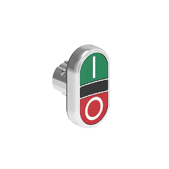 Doppio Pulsante verde e rosso ad impulso con pulsanti rasati  LPSB7123-Leggi tutto