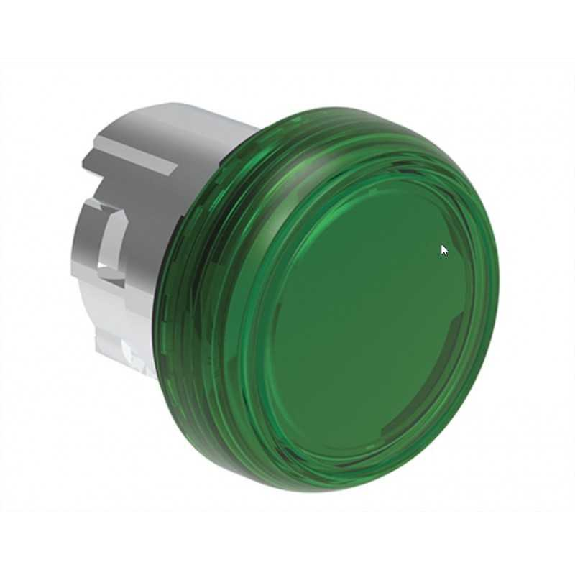 Indicatore Luminoso Verde Da pannello Foro 22 Platinum  LPSL3-Leggi tutto