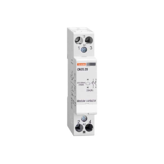 Contattore Modulare 1M 20A AC1 1NA+NC 220/230V  CN2011220-Leggi tutto