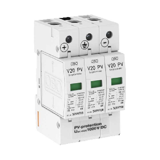 Scaricatore di sovratensione 1000VDC Tipo 2 Bettermann 5094608-Leggi tutto