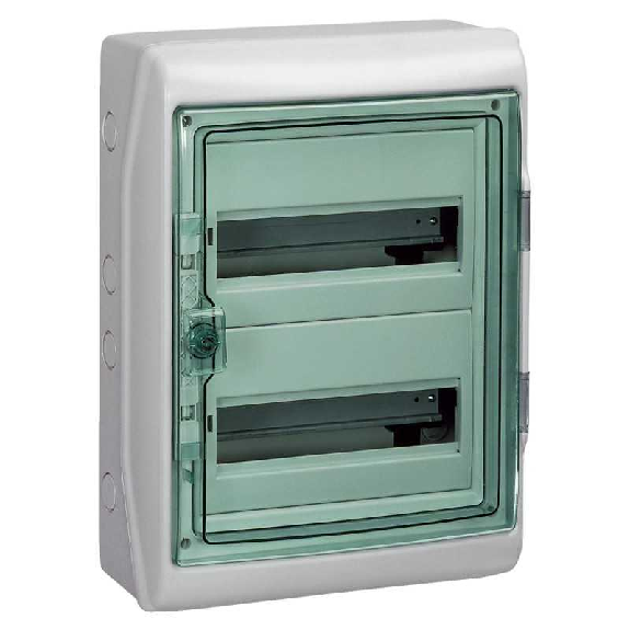 Centralino a Parete 24 Moduli IP65 Porta Trasparente 2 File  10342-Leggi tutto