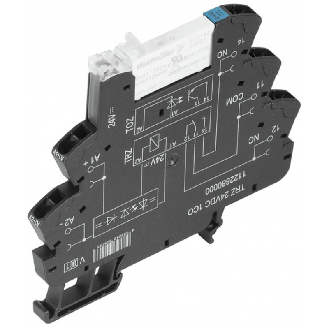 Relè 1 scambio AgNi bobina 24V DC 6A con molla autobloccante TRZ 24VDC 1CO 1122880000-Beschreibung lesen