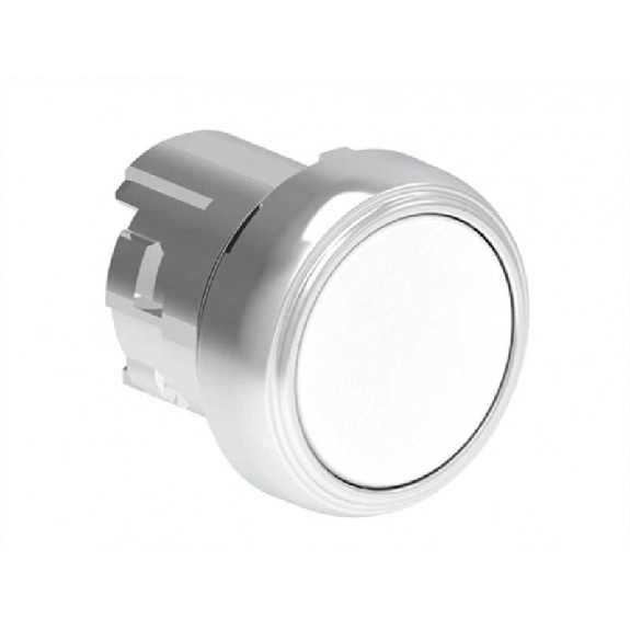 Pulsante rasato Bianco Foro 22 serie Platinum  LPSB108-Leggi tutto