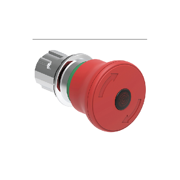 Pulsante a fungo luminoso con sgancio a rotazione  LPSBL6644-Leggi tutto