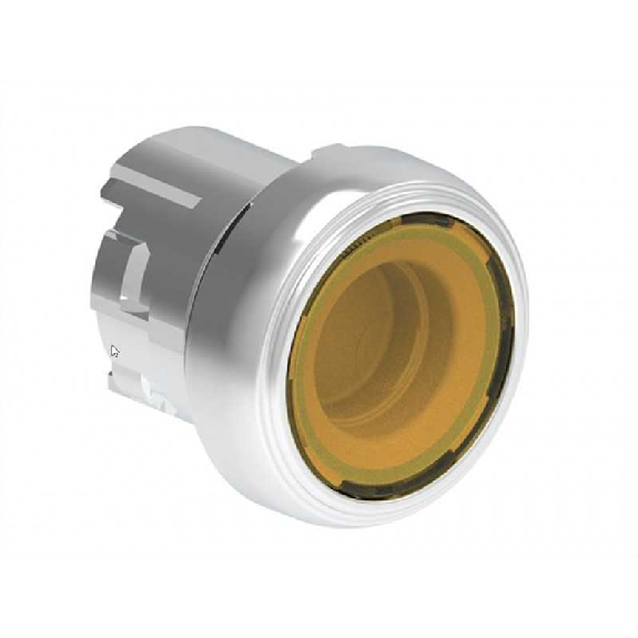 Pulsante metallico Luminoso rasato giallo Platinum  LPSBL105-Leggi tutto