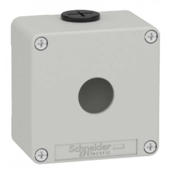 Pulsantiera Grigia in zinco M20 1 foro da 22mm IK07 IP65 Harmony XAP  XAPD1201-Leggi tutto