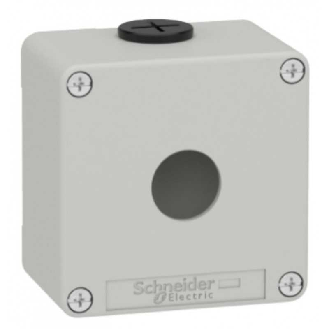 Pulsantiera Grigia in zinco M20 1 foro da 22mm IK07 IP65 Harmony XAP  XAPD1201-Leggi tutto