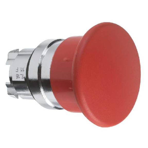 Pulsante a Fungo Rosso per foro Ø22  ZB4BC4-Leggi tutto