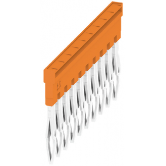 Collegamento trasversale a innesto 2.5mm2 con 10 morsetti ponticellati ZQV 2.5N/10 1527690000-Leggi tutto