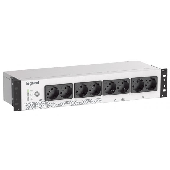 UPS monofase 800VA per rack con 8 prese UPS monofase 800VA per rack con 8 prese-Leggi tutto