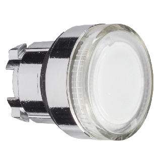 Testa lampada diametro 22mm a gemma liscia IP66  ZB4BW37-Lire la description