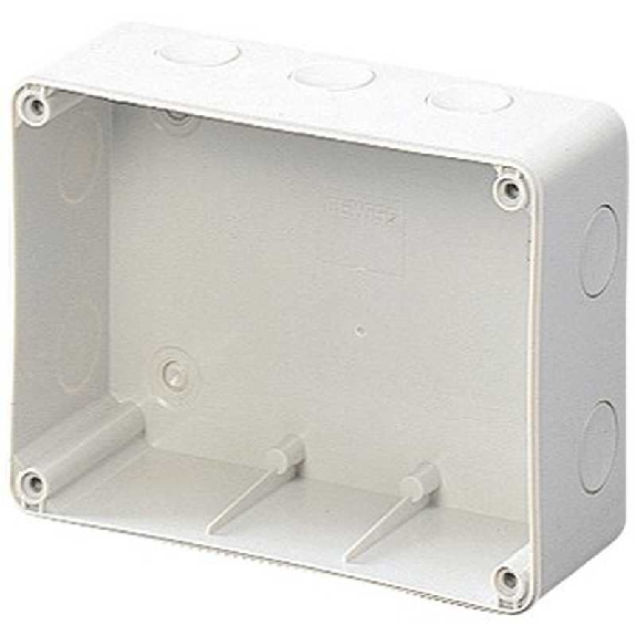 Scatola a parete per prese interbloccate con base portafusibile  Orizontali 16 o 32A GW66677-Leggi tutto