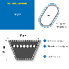 CMW - Correa trapezoidal clásica B23