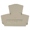 Piastra terminale beige per morsetto da quadro WAP WDK2.5 1059100000