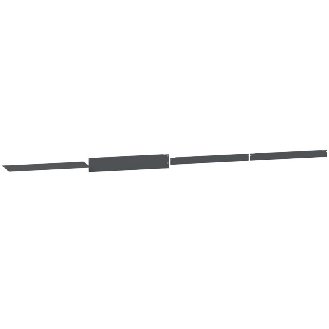 Pannello di rivestimento frontale Grigio 600x150mm per zoccolo armadi PrismaSeT G  LVS08393-Beschreibung lesen