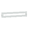 Piastra frontale 850x200mm Bianco 36 moduli per fila  LVS03217