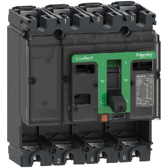 Interruttore magnetotermico scatolato base 4 poli 400A 36kA 415VAC ComPacT NSX400F  C40F4-Leggi tutto