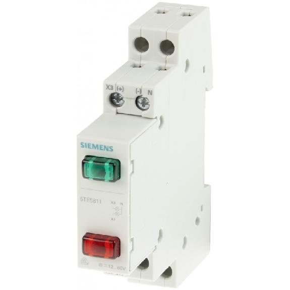 Lampada di segnalazione con 2 Led Rosso e Verde 230V  5TE5801-Leggi tutto