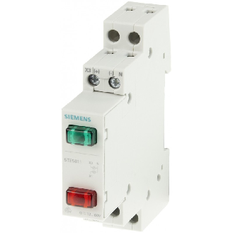 Lampada di segnalazione con 2 Led Rosso e Verde 230V  5TE5801-Leggi tutto