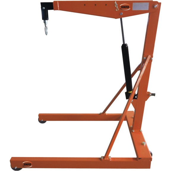 Werkstattkran 500 kg mit parallelem Fahrwerk und verstellbarem Kranarm-Beschreibung lesen