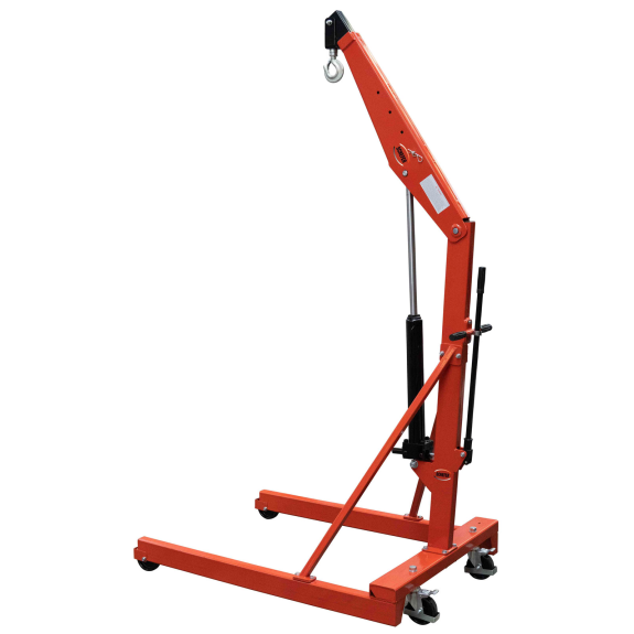 Werkstattkran 1000 kg mit parallelem Fahrwerk und verstellbarem Kranarm-Beschreibung lesen