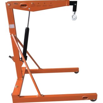 Werkstattkran 1000 kg mit parallelem Fahrwerk und verstellbarem Kranarm-Beschreibung lesen