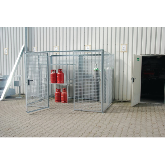 Gasflaschencontainer B2400xT1500xH2190mm m.Dach m.Flügeltor Gasflaschencontainer B2400xT1500xH2190mm m.Dach m.Flügeltor-Beschreibung lesen