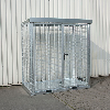 Gasflaschencontainer B2115xT1155xH2260mm verzinkt m.Dach m.Tränenblechboden