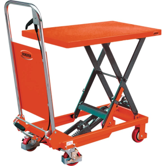 Scherenhubtischwagen SHW Trgf.150kg Hubber.225-740mm Einfachschere-Beschreibung lesen
