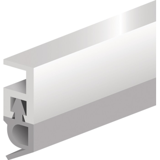 Abdichtungsschiene PTS-AR L.2100mm B.5mm z.Nageln Ku.blk-Beschreibung lesen