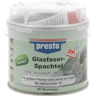 2K-Glasfaserspachtel grau-grün,Härter rot 250g Dose-Beschreibung lesen