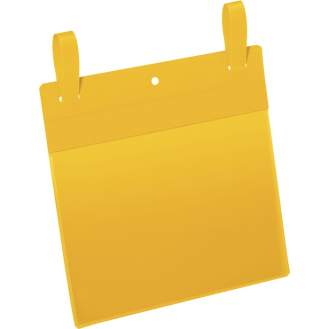 Dokumententasche B210xH148mm DIN A5 quer m.2 Laschen gelb 50-Beschreibung lesen