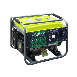 Benzin-Generator KSB 6500C Betriebsspannung, V 230 Höchstleistung, kW 5.5-Beschreibung lesen